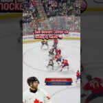 Sam Bennett center ice Hockey IQ 🧠Lets the puck go through → drives the middle → projecthockey.com