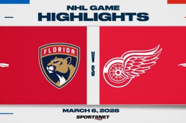 NHL Highlights | Panthers vs. Red Wings - March 6, 2026