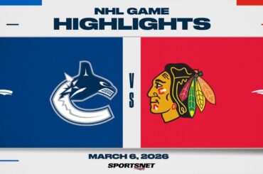 NHL Highlights | Canucks vs. Blackhawks - March 6, 2026