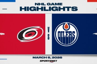 NHL Highlights | Hurricanes vs. Oilers - March 6, 2026