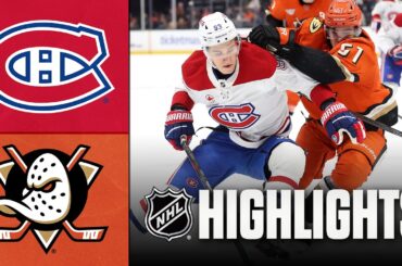 Canadiens vs. Ducks | NHL Highlights | March 06, 2026