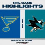 NHL Highlights | Blues vs. Sharks - March 6, 2026