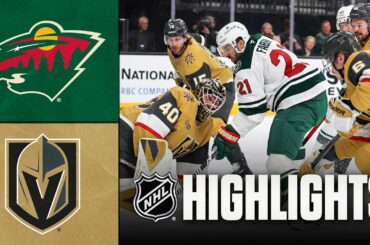 Wild vs. Golden Knights | NHL Highlights | March 06, 2026