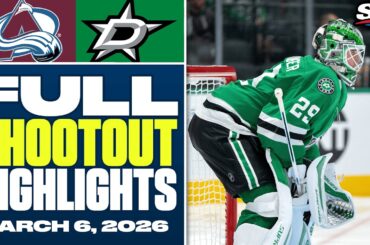 Colorado Avalanche at Dallas Stars | FULL Shootout Highlights - March 6, 2026