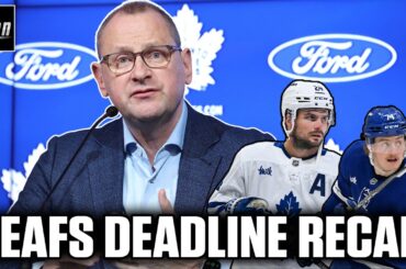 Recapping the Toronto Maple Leafs trade deadline moves | Instant Analysis