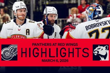 Panthers at Red Wings Highlights | 3.6.26