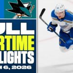 St. Louis Blues at San Jose Sharks | FULL Overtime Highlights - March 6, 2026