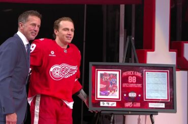 Kane honored by Modano and Wings as #1 American scorer