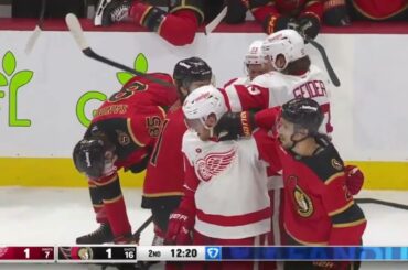 Simon Edvinsson 🆚  Brady Tkachuk 🆚 Dylan Cozens🥊🥊