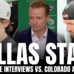 Jamie Benn, Glen Gulutzan, Miro Heiskanen & Dallas Stars Respond to Blowing Late Lead vs. Colorado
