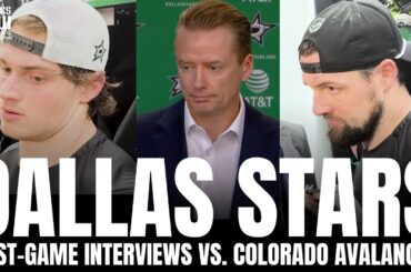 Jamie Benn, Glen Gulutzan, Miro Heiskanen & Dallas Stars Respond to Blowing Late Lead vs. Colorado
