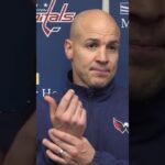 Spencer Carbery shares emotional departure with Nic Dowd 🥹 ❤️ #capitals #nhl #shorts