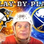 LIVE: SABRES vs PENGUINS 🔴 | PLAYOFF RACE ON THE LINE | PLAY-BY-PLAY & REACTION