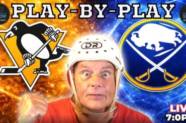 LIVE: SABRES vs PENGUINS 🔴 | PLAYOFF RACE ON THE LINE | PLAY-BY-PLAY & REACTION