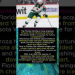 Panthers Acquire Vinnie Hinostroza From Wild #automobile #football #history #florida #usa