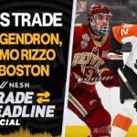 Live Reaction: Bruins Acquire Alexis Gendron and Massimo Rizzo From Flyers