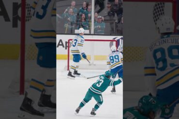 Celebrini's 31st of the year!  #hockey #nhl #sharks