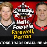 Senators Acquire Foegele at the Trade Deadline, Bid Farewell to Perron