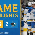 Game Highlights: STL 3, SJS 2 (OT)