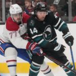 Kiefer Sherwood Buries First Goal With Sharks After Sweet Feed From Kurashev