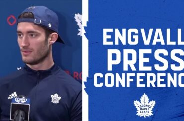 Pierre Engvall Pre Game | Toronto Maple Leafs vs Columbus Blue Jackets | March 7, 2022