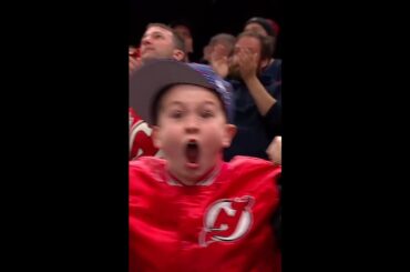 Nico Hischier with a Short Goal vs. New York Rangers