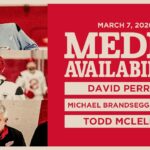 David Perron, Michael Brandsegg-Nygård, Todd McLellan Practice Media | March 7, 2026
