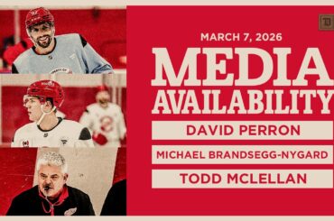 David Perron, Michael Brandsegg-Nygård, Todd McLellan Practice Media | March 7, 2026