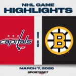 NHL Highlights | Capitals vs. Bruins - March 7, 2026