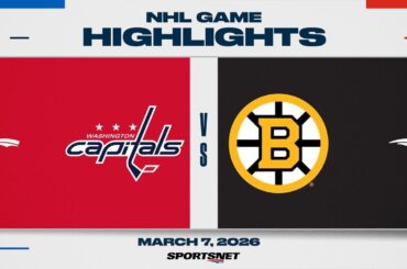 NHL Highlights | Capitals vs. Bruins - March 7, 2026