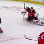 William Cuylle scores a goal against the New Jersey Devils