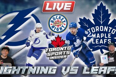Tampa Bay Lightning vs Toronto Maple Leafs LIVE 🔴 | NHL LIVE Stream Reaction & Play By Play