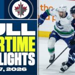 Vancouver Canucks at Winnipeg Jets | FULL Overtime Highlights - March 7, 2026