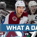 Marty Necas goes Super saiyan in Avalanche comeback win over Dallas Stars | DNVR Avalanche Postgame