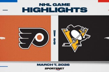 NHL Highlights | Flyers vs. Penguins - March 7, 2026