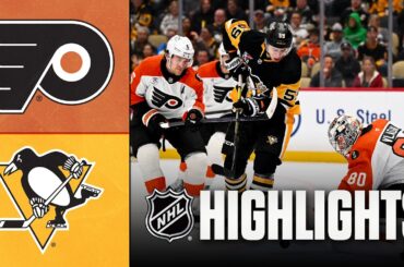 Flyers vs. Penguins | NHL Highlights | March 07, 2026