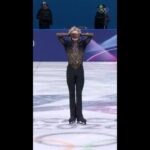 Ilia Malinin closes out Team USA's last performance in the #FigureSkating team event at #MilanoCorti