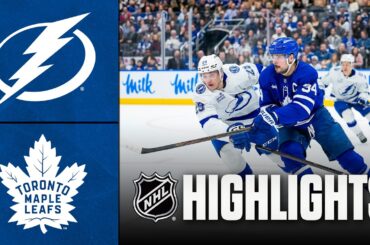 Lightning vs. Maple Leafs | NHL Highlights | March 07, 2026