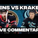 Ottawa Senators Vs Seattle Kraken LIVE COMMENTARY! | 2025-26 NHL Season