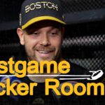 Arvidsson, Zacha, Swayman & Pastrnak speak to the media following the Bruins 3-1 win over WSH.