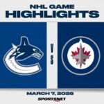 NHL Highlights | Canucks vs. Jets - March 7, 2026