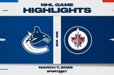 NHL Highlights | Canucks vs. Jets - March 7, 2026