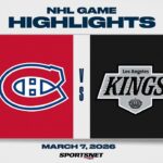 NHL Highlights | Canadiens vs. Kings - March 7, 2026