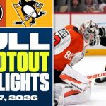 Philadelphia Flyers at Pittsburgh Penguins | FULL Shootout Highlights - March 7, 2026