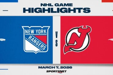 NHL Highlights | Rangers vs. Devils - March 7, 2026