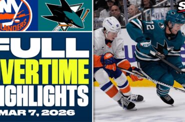 New York Islanders at San Jose Sharks | FULL Overtime Highlights - March 7, 2026
