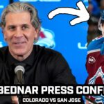 Jared Bednar HOPES Olympic Break Helps Power Play, Lehkonen 2 Goals & More After Avs WIN vs Sharks