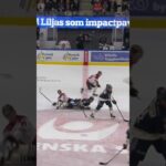 Ville Svensson får skridsko i ansiktet (Växjö Lakers HC Örebro HK Vida Arena SHL Sverige) (#Shorts)