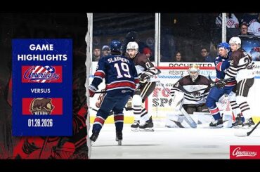 Hershey Bears @ Rochester Americans | Game Highlights 01.28.2026