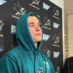 Celebrini Doesn't Want To Discuss Officiating, Barzal Hit | Sharks vs. Islanders Post-Game (3.7.26)